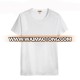 Blank Compressed Cotton Crew Neck T-Shirt Custom Design